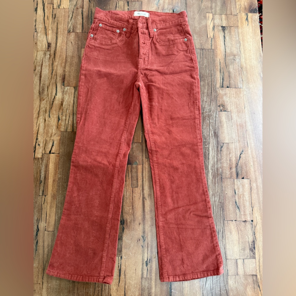 Madewell corduroy boot cut pants